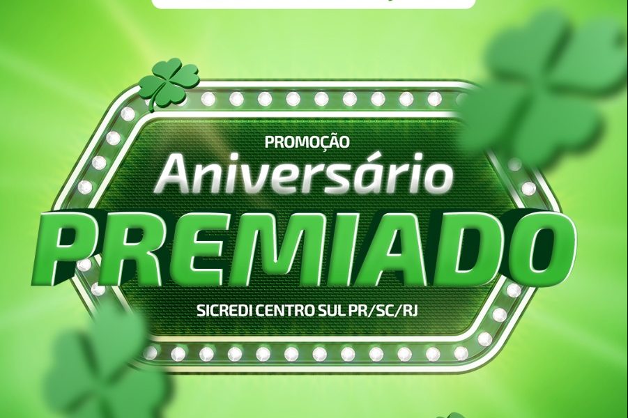 Sicredi Centro Sul PR SC RJ comemora seus 40 anos a promoção